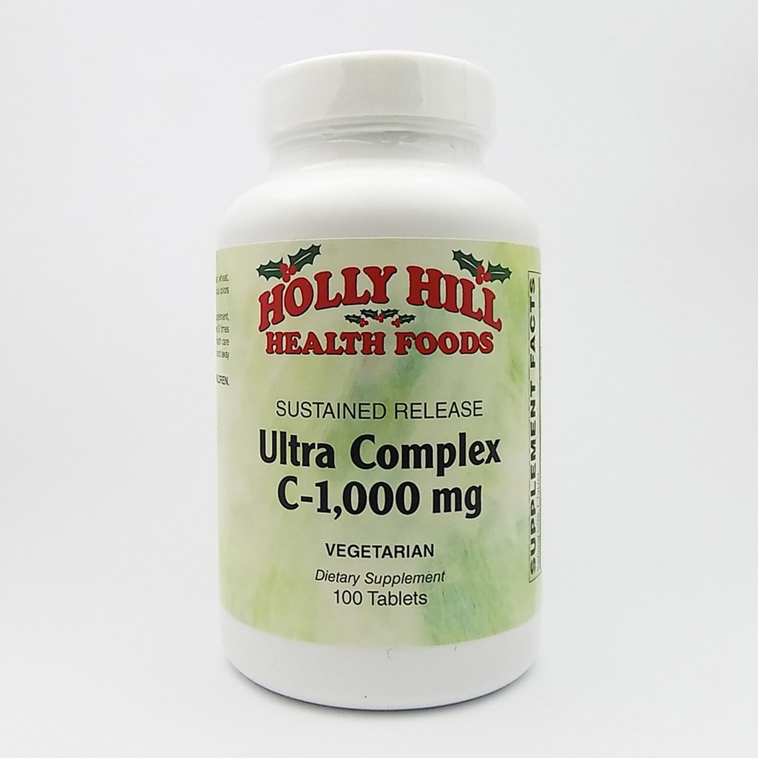 Holly Hill Health Foods, Ultra Complex C 1000 mg, 100 Comprimidos Vegetarianos