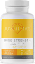 Bone Strength Complex – Complemento Óseo con Vitamina C, D3, K2, Calcio, Fósforo, Estroncio, Boro y β-Criptoxantina | 90 Cápsulas