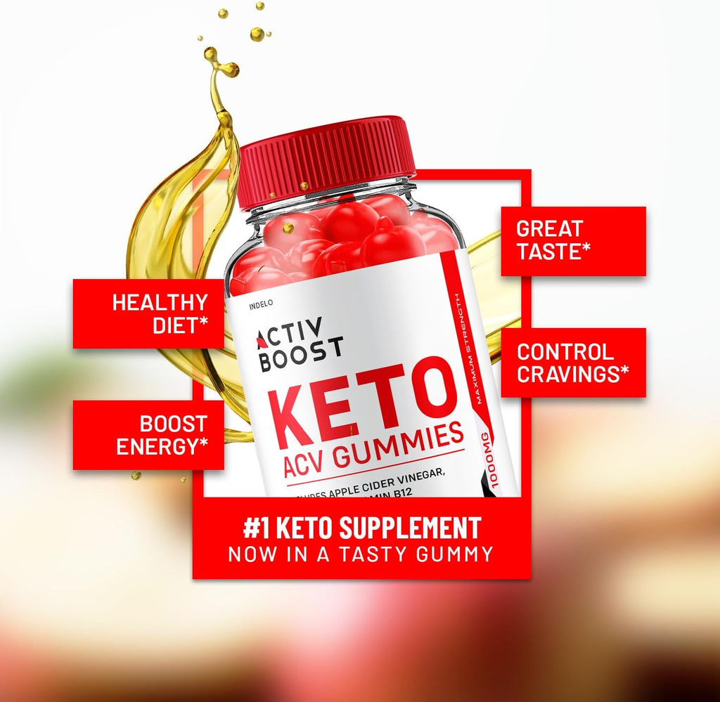 Activ Boost Keto ACV Gummies - 1000mg, 60 Gominolas