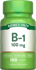 Nature's Truth Vitamina B1 (Tiamina) 100 mg, 100 Tabletas