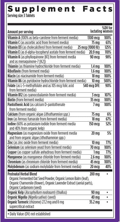 New Chapter - Multivitamínico Posparto y – Complejo de vitaminas B: Incluye varias vitaminas del grupo B que – Image 6
