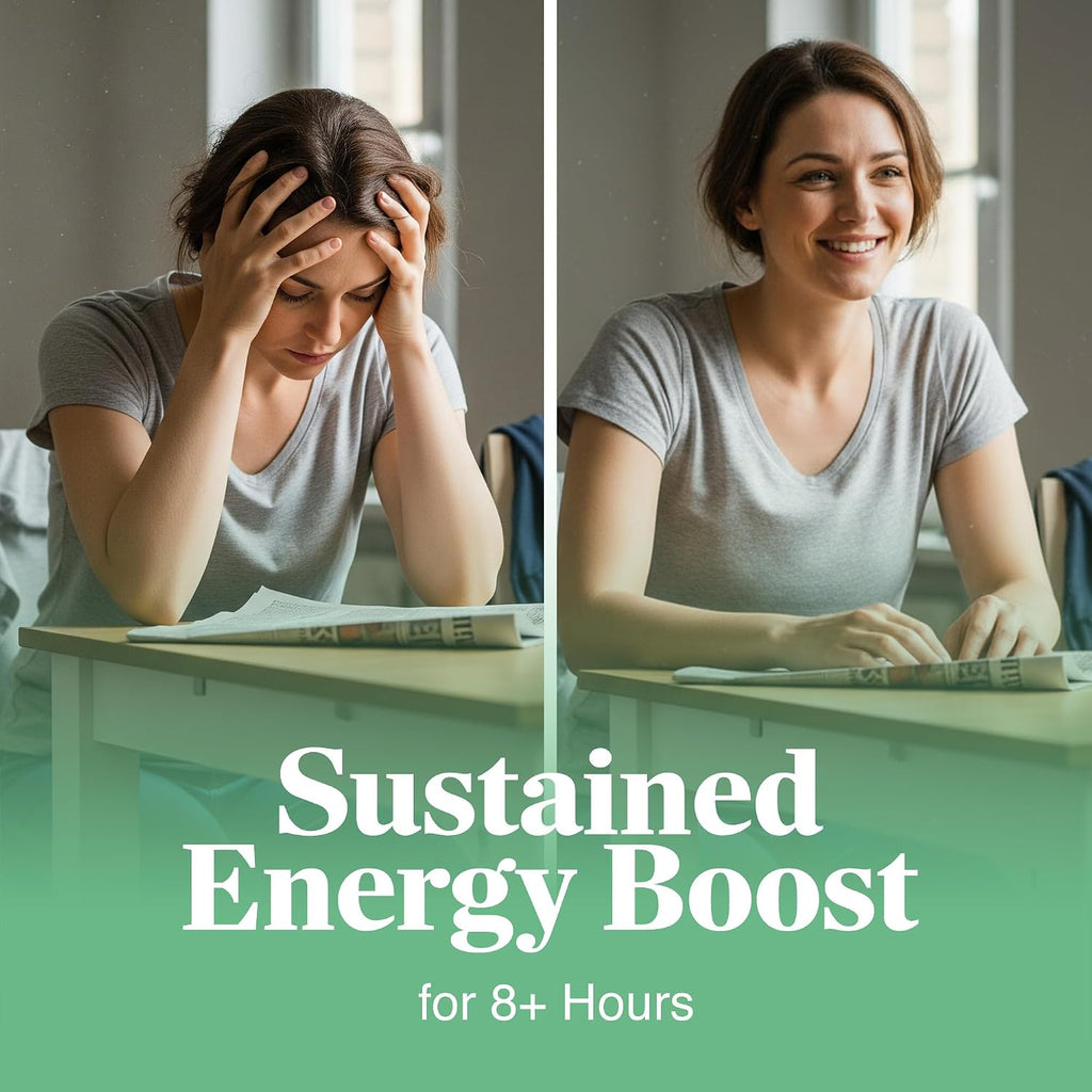 Parche de Energía B12 con Cafeína, Extracto de Té Verde y Guaraná (30 Parches) | Vitamina B6 y B3 para Enfoque y Energía | Refuerzo Vegetal de 12 Horas