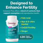 Conceive Plus Ovulation Support - Complejo de Inositol y CoQ10 para Fertilidad Femenina