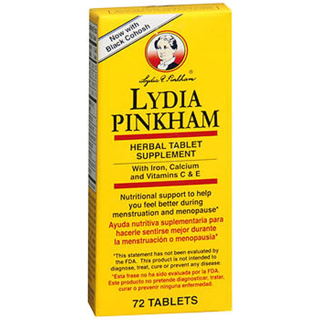 Lydia Pinkham Tablets - 72 Comprimidos