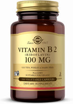 Solgar Vitamina B2 (Riboflavina) 100mg - 100 Cápsulas Vegetales