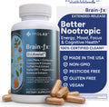 PPO Lab® Brain-fx™ - Suplemento Nootrópico con Complejo B Metilado, L-Teanina, Melena de León, Alpha GPC - 60 Cápsulas de Liberación Prolongada