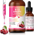 BIYODE Vitamina B12 5000 mcg Gotas Líquidas Sublinguales Sabor Cereza 60 ml