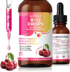 BIYODE Vitamina B12 5000 mcg Gotas Líquidas Sublinguales Sabor Cereza 60 ml