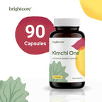 Brightcore Nutrition - Kimchi One, Cápsulas de Kimchi en Polvo, Probióticos, Enzimas y Antioxidantes, Suplemento para la Salud Intestinal, Sin Gluten, 90 Cápsulas Veganas