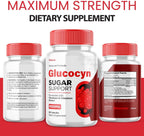 Glucocyn Support Cápsulas - Fórmula de Salud de Glucógeno, Máxima Potencia 800 mg con Vitaminas y Minerales Naturales (60 Cápsulas)