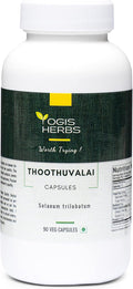 Yogis Herbs Thoothuvalai Cápsulas (Solanum Trilobatum) - 90 Cápsulas Vegetales