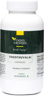 Yogis Herbs Thoothuvalai Cápsulas (Solanum Trilobatum) - 90 Cápsulas Vegetales