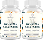 Sundhedsliv 16 en 1 Gymnema Sylvestre Suplemento para Azúcar en Sangre 2100mg (2 Paquetes)