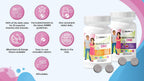 BariatricPal Multivitamin ONE - Multivitamínico Masticable con 45mg de Hierro, Sabor Mixed Berry, 30 Comprimidos