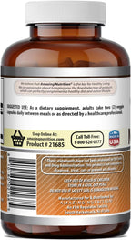 Amazing Formulas Nattokinasa 100 mg, 270 Cápsulas Vegetales - Enzima de 2000 FU