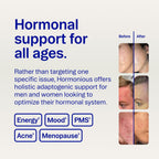 Ora Organic Suplemento Natural para el Equilibrio Hormonal Femenino - Ashwagandha, Maca, Bardana, Cordyceps y Vitamina C - 90 Cápsulas