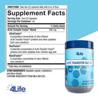 4Life Transfer Factor Tri Factor - Suplemento Inmunológico con Péptidos Bioactivos, 60 Cápsulas Veganas