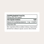 THORNE Vitamina B12 - Metilcobalamina 1 mg - 60 Cápsulas
