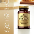 Solgar Folic Acid Tablets, 400 mcg, 250 Count