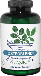 Vitanica OsteoBlend, Bone Support, Vegan, 240 Capsules