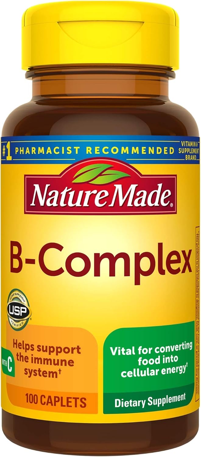 Nature Made B-Complex con Vitamina C, 100 Comprimidos