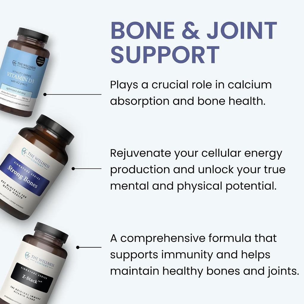 The Wellness Company Strong Bones - 60 Cápsulas (1 Mes)