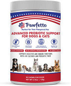 Pawfetto Probióticos Avanzados para Perros y Gatos - 90 Masticables Sabor Pato