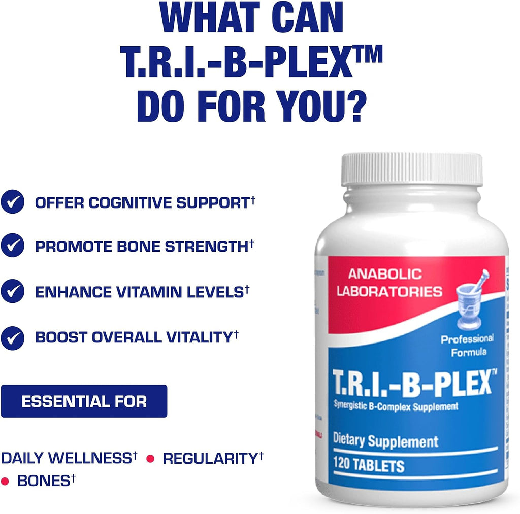 Methylated and Sustained Release Super B Complex - Bioactive B Vitamins with Choline and Inositol