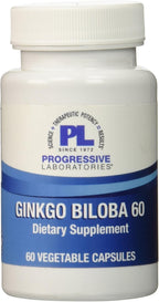 Progressive Labs Ginkgo Biloba, 60 Cápsulas