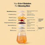 SETU Skin Renew Gluta Fizz: Glutatión con Vitamina C, 30 Comprimidos Efervescentes Sabor Naranja