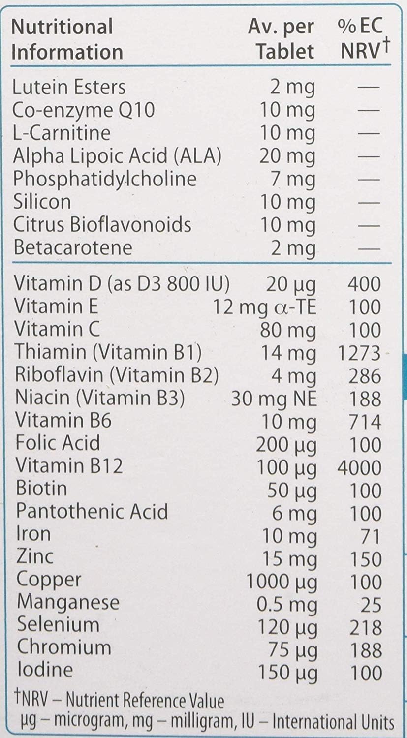 Wellwoman 70+ Multivitamínico para Mujeres, 30 Comprimidos