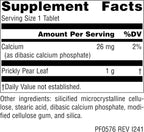 Planetary Herbals Nopal Cactus (Higo Chumbo) 1000 mg - 120 Comprimidos