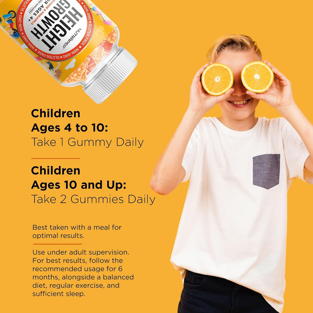 NutraPep Gomitas de Crecimiento y Altura para Adolescentes – Multivitamínico con Calcio, Vitamina D3, K2, Zinc, L-Arginina, – Image 6