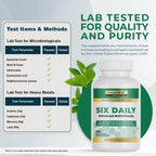 Nature's Lab Multivitamínico Avanzado Six Daily - Más de 90 Nutrientes, Minerales, Antioxidantes, Hierbas y Alimentos Integrales - 180 Cápsulas (30 Días)