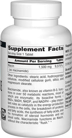 Source Naturals Niacinamida 1500 mg, 100 comprimidos (Paquete de 2)