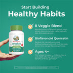 MaryRuth's Super Greens Gummies con Quercetina - 60 Gominolas Veganas Sin Azúcar