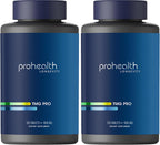 ProHealth Longevity | TMG (Trimetilglicina), Betaina Anhidra - 1.000 mg, 120 Comprimidos - Apoyo a la Metilación (Pack de 3)