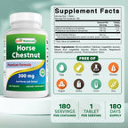Best Naturals Extracto de Castaño de Indias 300 mg 180 Comprimidos