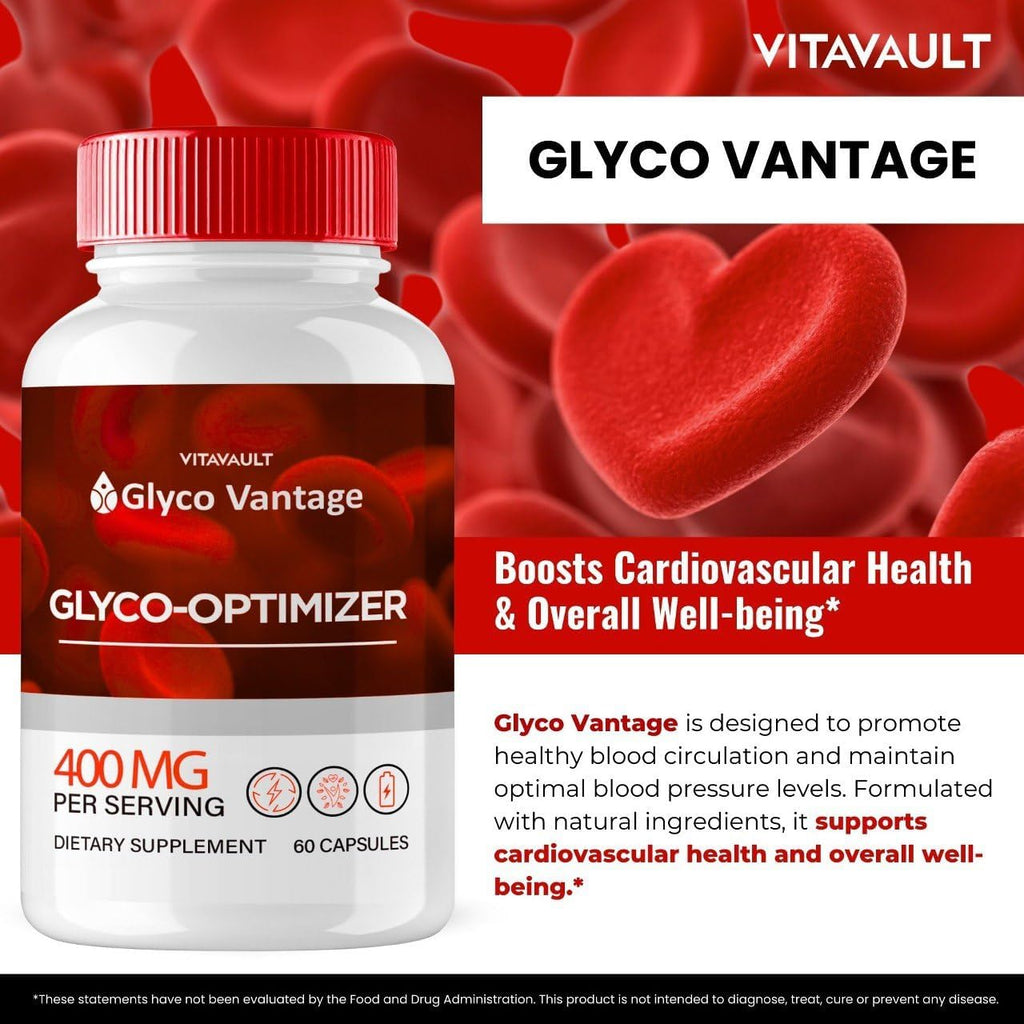 Glyco Vantage Capsules - Fórmula Oficial GlycoVantage para un Estilo de Vida Saludable