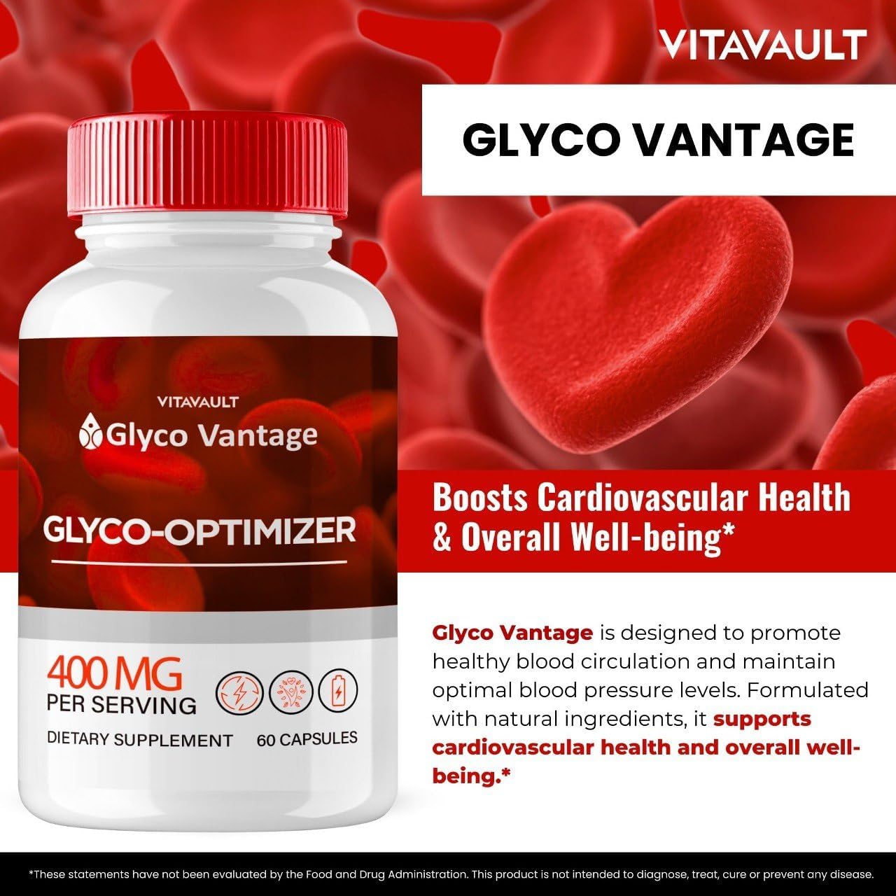 Glyco Vantage Capsules - Fórmula Oficial GlycoVantage para un Estilo de Vida Saludable