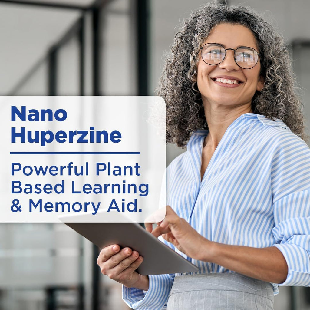 Nano Huperzine A Líquido | 6000mcg | Absorción Instantánea | 30 Dosis