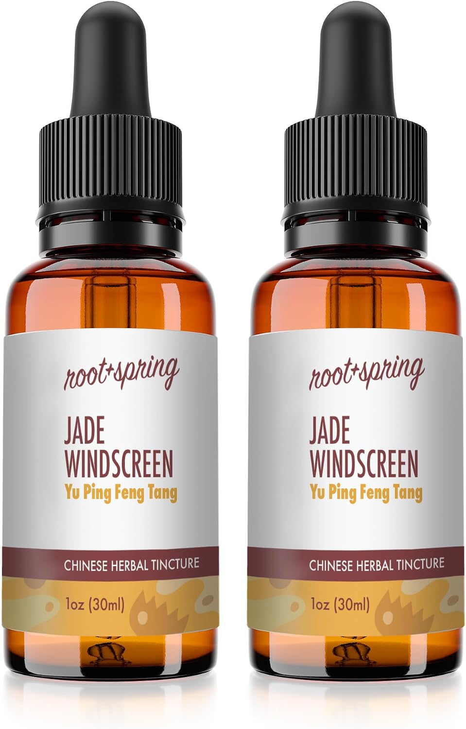 root + spring Jade Windscreen - Tintura de Yu Ping Feng Tang - 1 oz (Pack de 4)