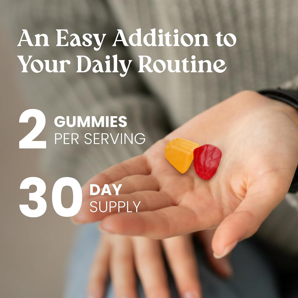VITA GLOBE Adult Multivitamin Gummies – Gominolas Multivitamínicas con 9 Vitaminas Esenciales, 60 Unidades