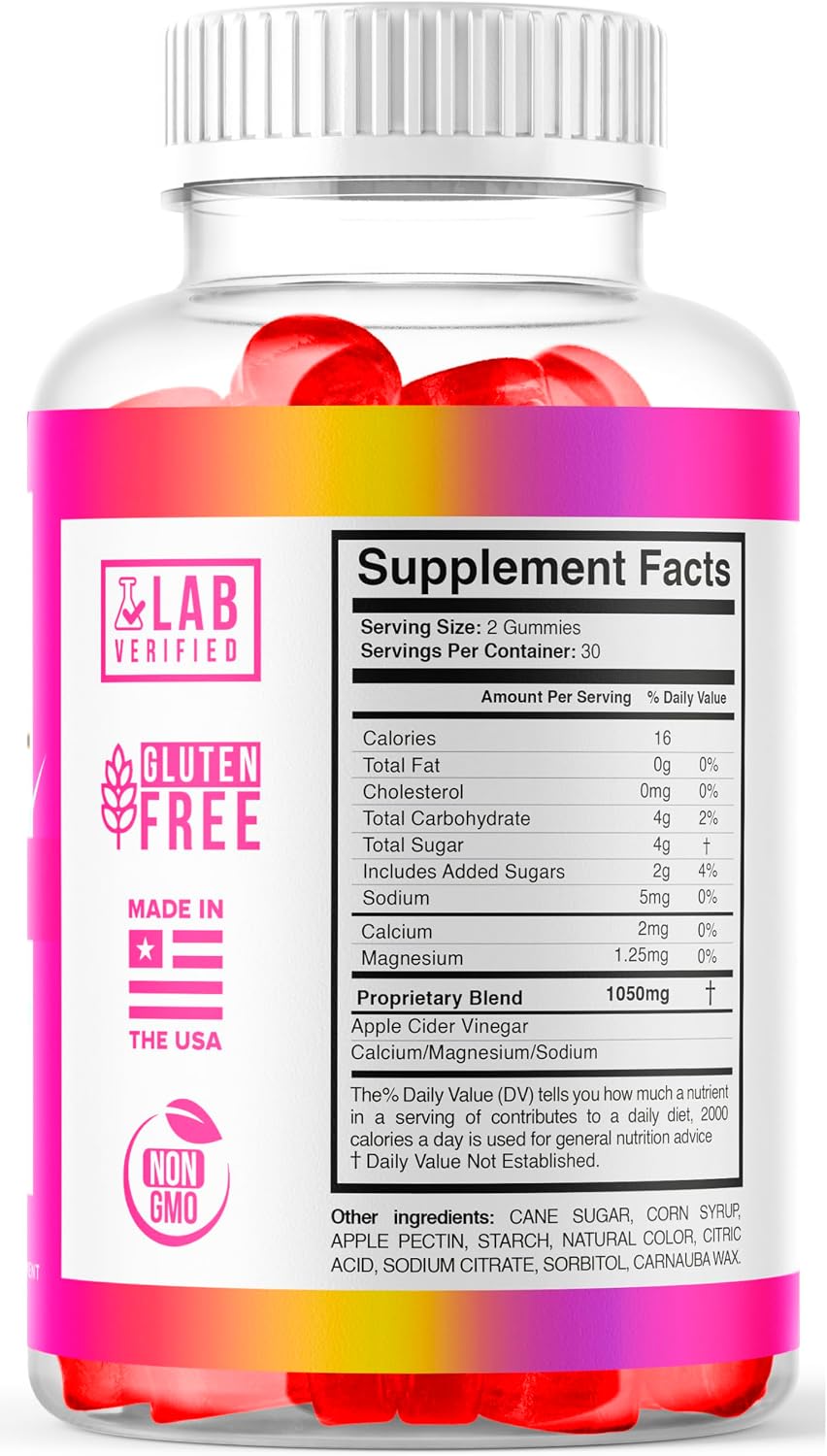 K3 Mineral Keto Gummies (3 Pack) - 180 Gominolas para Dieta Keto con Vinagre de Manzana