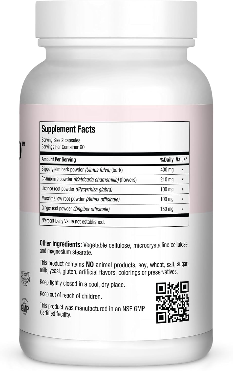 Maxi Health Stomach Soothe – Fórmula Digestiva con Olmo Resbaladizo, 120 Cápsulas