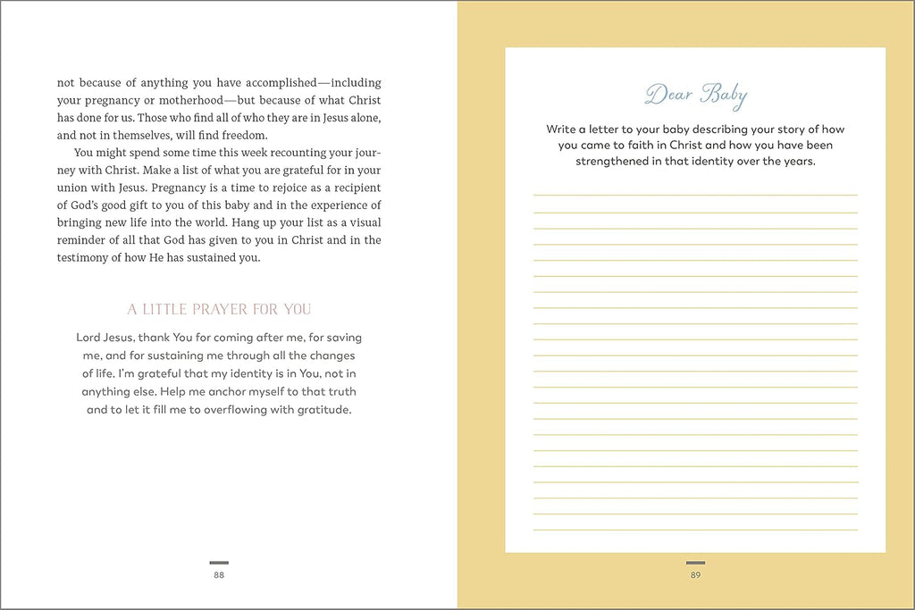 The Pregnancy Journal for Christian Moms: Weekly Guide, Prayers, and Memory Book