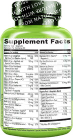 NATURELO Multivitamínico para Hombres 50+ - 60 Cápsulas Vegetales