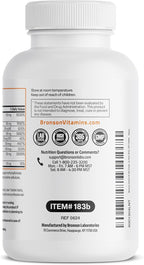 Bronson Super B 100 Complete B Complex with Sustained Release - 250 Tablets