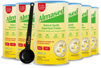 Almased Proteína en Polvo Vainilla - Bebida Sustitutiva de Comida Sin Gluten - Bajo Índice Glucémico - 17.6 oz (Paquete de 3)