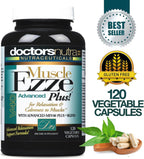 Muscle Ezze Plus - Day or Night Use - Gluten-Free - 120 Veg. Capsules